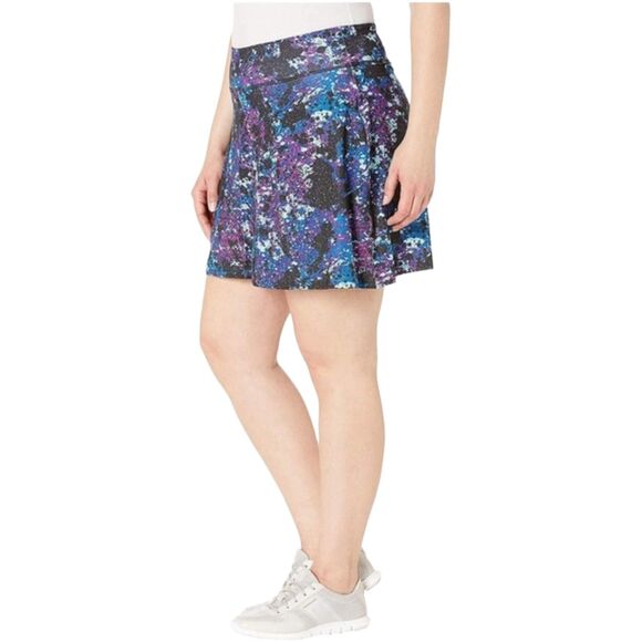 SkirtSports Pants - NWT Skirt Sports Free Flow Skort Blue Multicolor Odyssey Print Women’s 1X